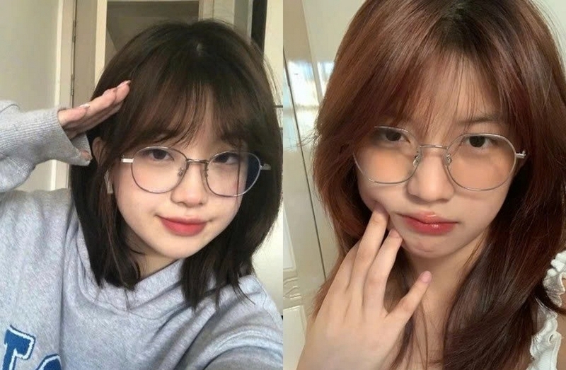 Mặt tròn đeo kính mắt mèo có hợp không