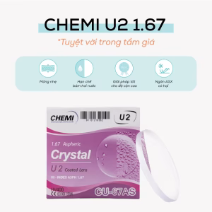 Tròng kính Chemi U2 Chiết suất