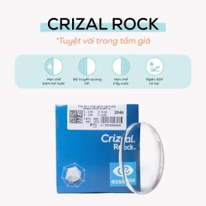 Tròng kính Crizal Rock Chiết suất